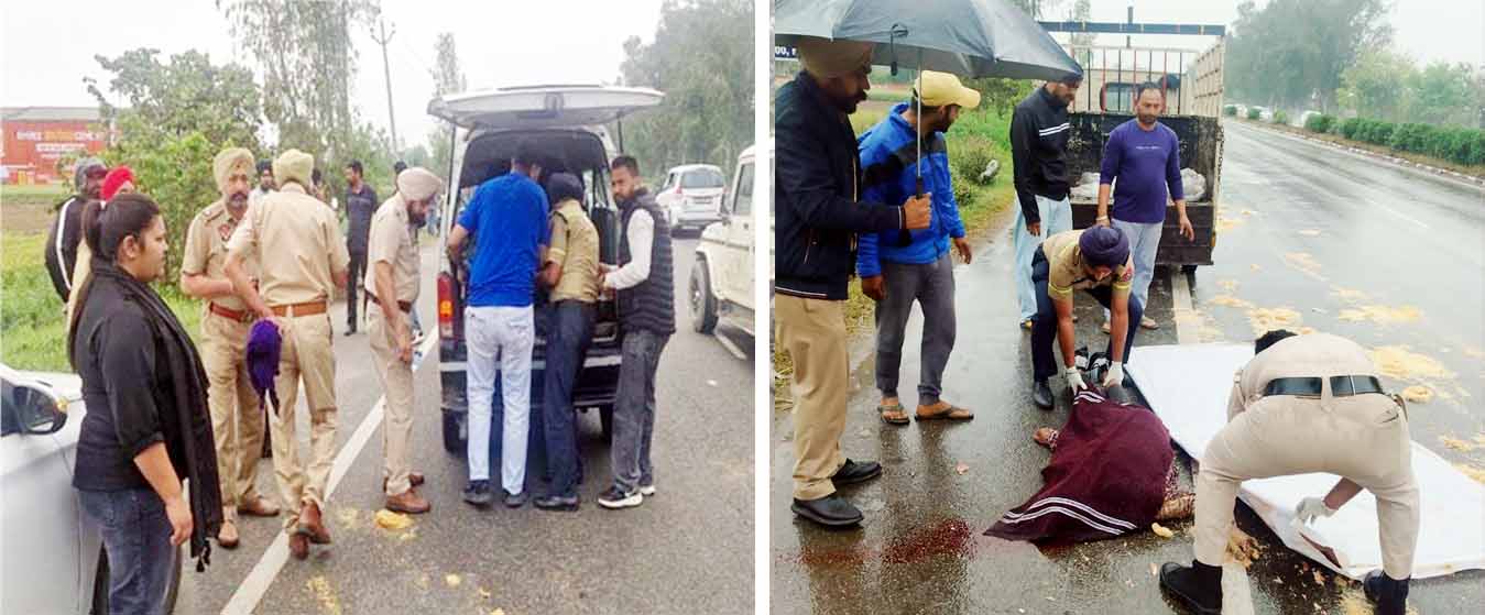 तेज रफ्तार का कहर: जालंधर-पठानकोट हाईवे पर टिप्पर ने बाइक सवार को कुचला, मौत