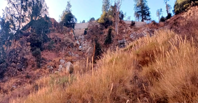 हिमाचल में बड़ा सड़क हादसा; कार खाई में गिरने से दो महिलाओं सहित चार की माैत